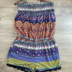 Girl’s Limited Too Neon Romper Size 10